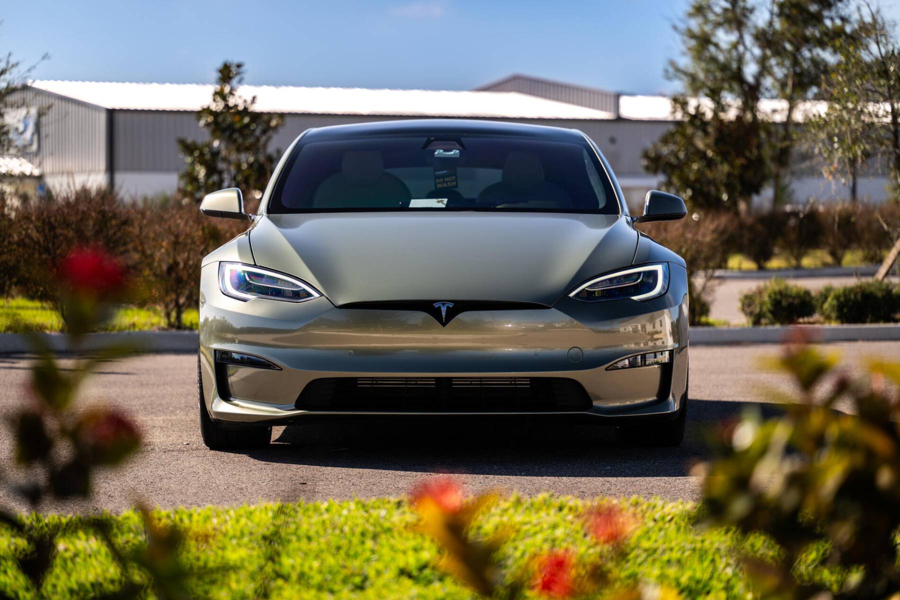 Tesla Model S, front view